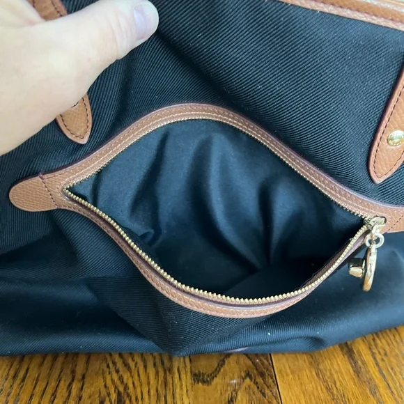 COACH F37237 SAWYER TOTE BLACK SHOULDER PURSE - Picture 9 of 11